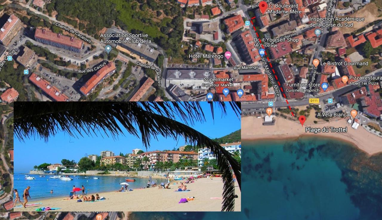 **** Mer Sea 1 A 8 Personnes 80M2 A 120M De La Mer **** Ajaccio (Corsica) Exterior foto