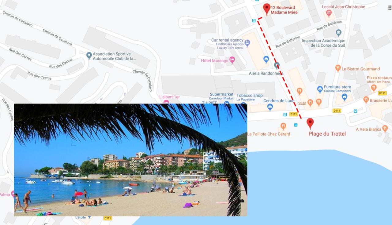 **** Mer Sea 1 A 8 Personnes 80M2 A 120M De La Mer **** Ajaccio (Corsica) Exterior foto
